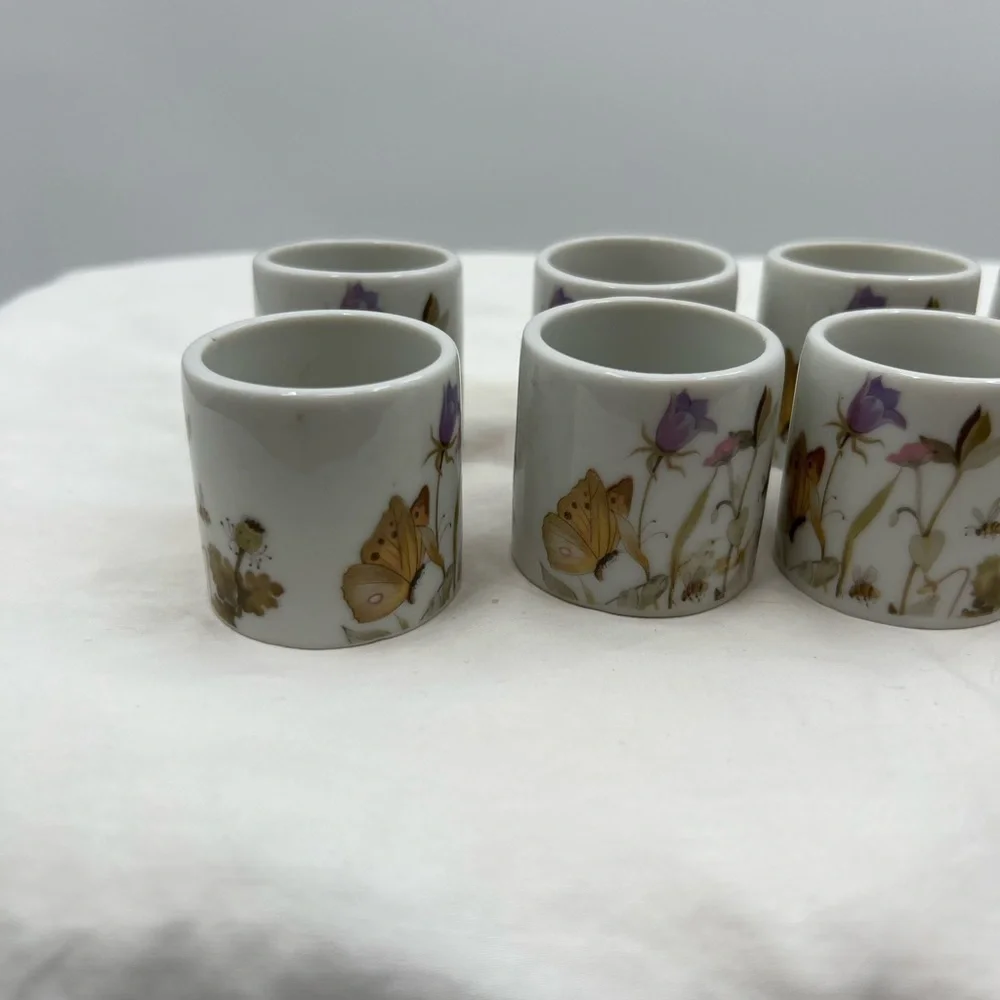 Enesco napkin rings Set of 10 Vintage